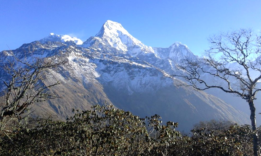 View of Annapurna south