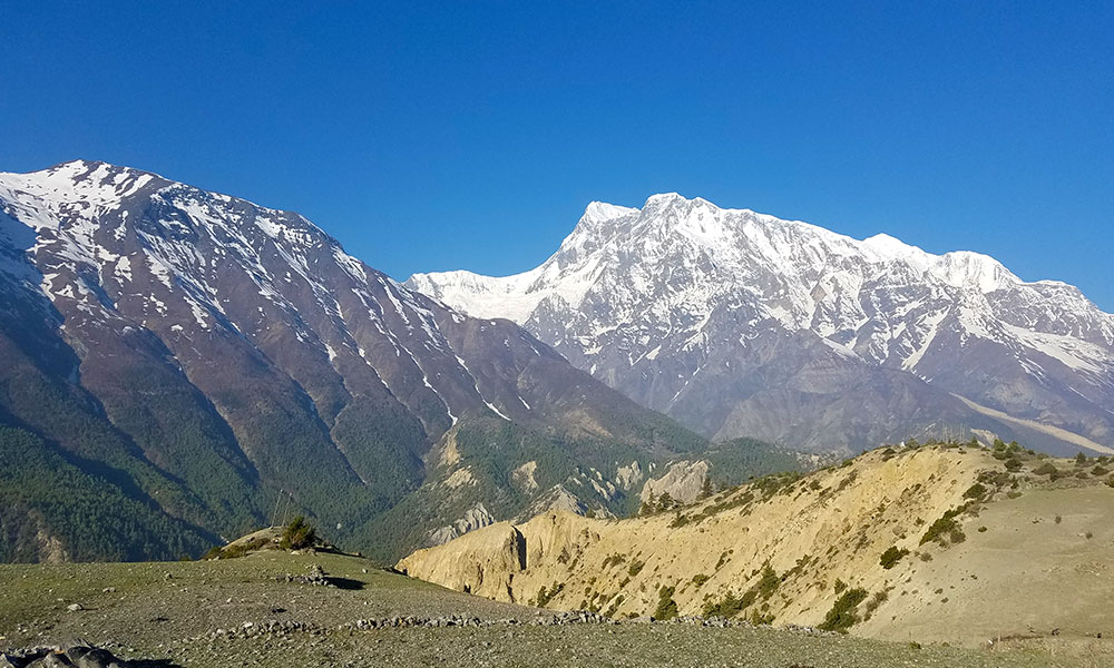 View of Gangapurna from Manang