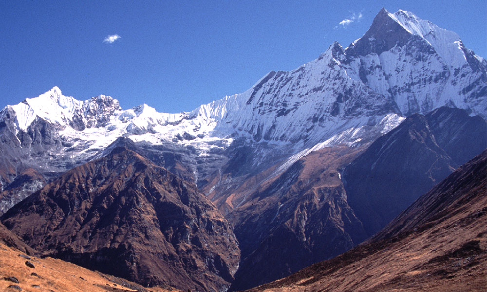 View of Fishtail from Machhapuchhre Base Camp