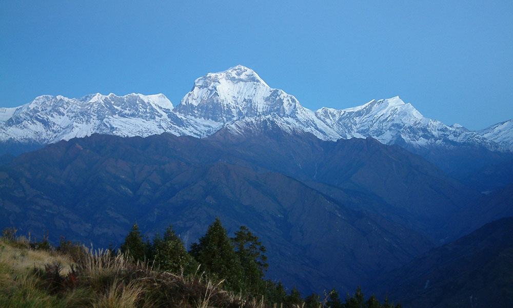 View of Dhaulagiri from Poon Hill