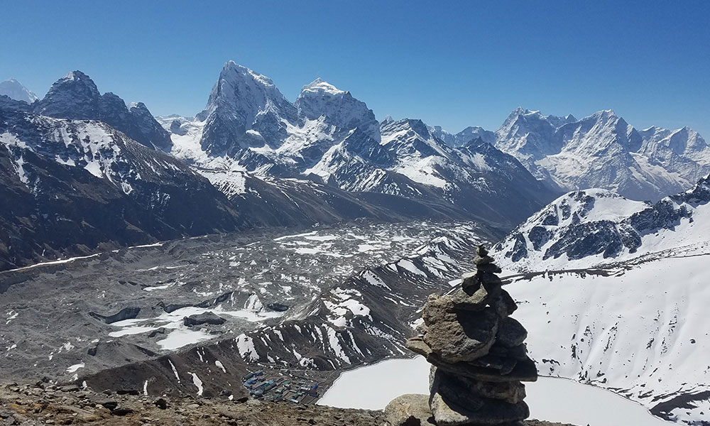View of Everest from Gokyo Ri